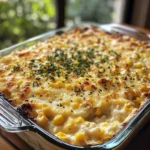 Cream Cheese Corn Casserole 7 Delicious Cream Cheese Corn Casserole served as a side dish for dinner or holiday meals.