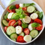 Cucumber Caprese Salad 7 Cucumber Caprese Salad – Refreshing Summer Twist on a Classic